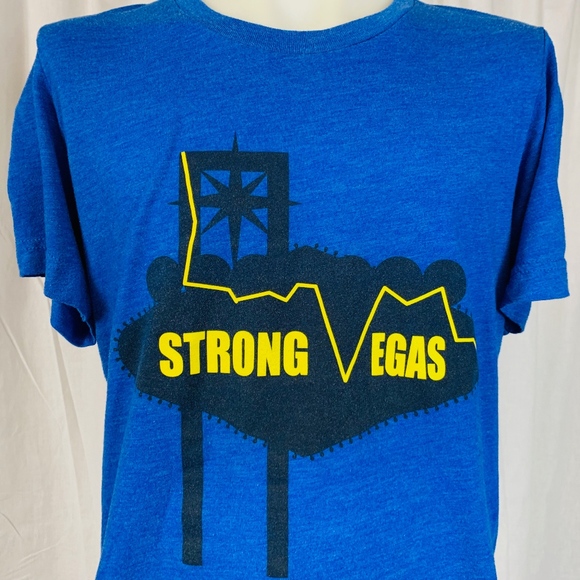 Canvas Bella Women's Blue Strong Vegas Size Small - Picture 1 of 8